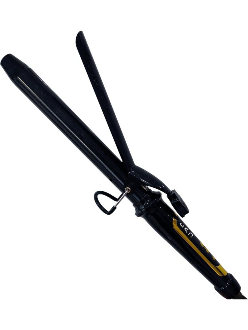 1-Inch Extra Long Barrel Curling Iron with Clamp & Instant Heat Up to 450°F